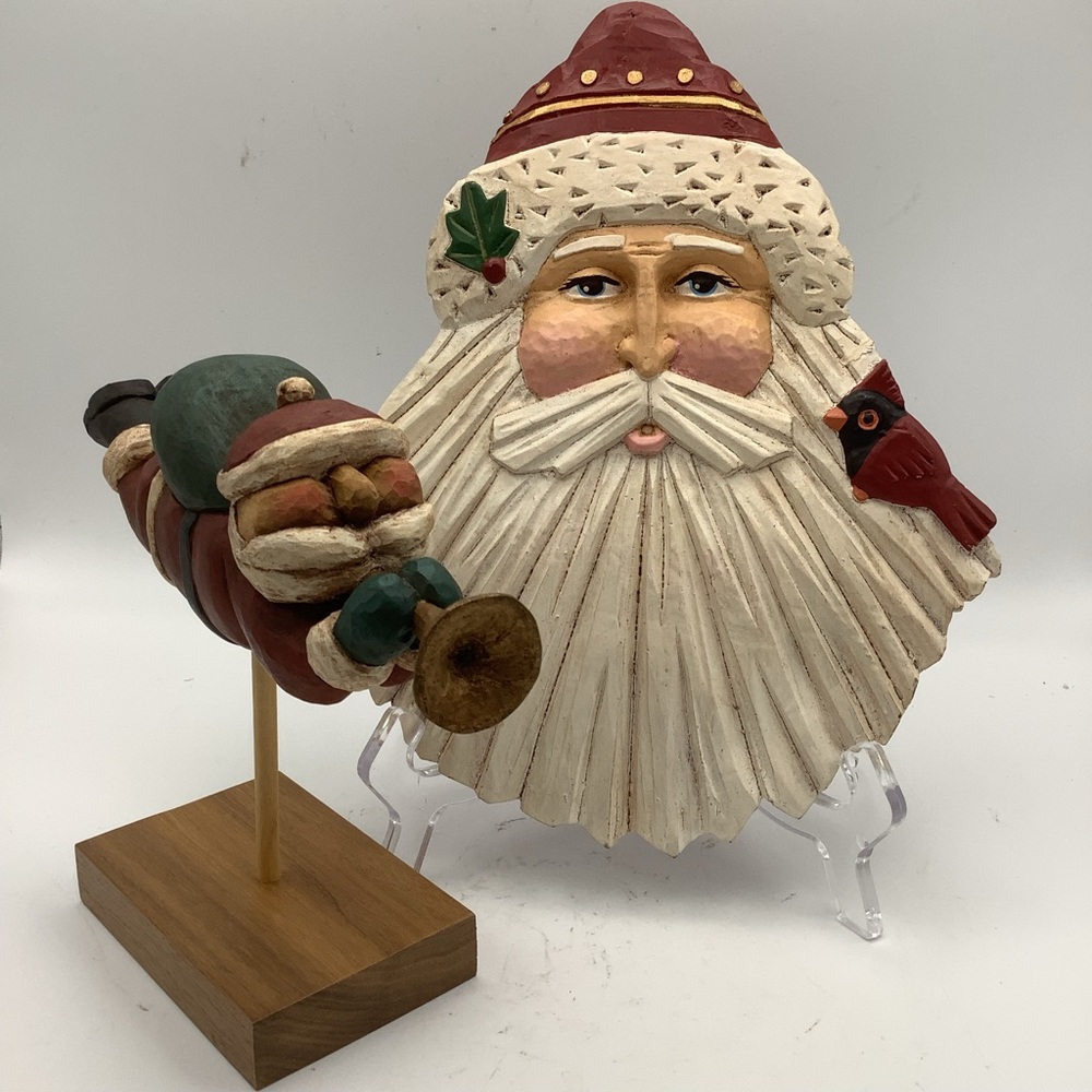 Folk Art Santa Claus Holiday Decor